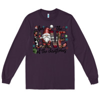 Plum for the love of the christmas Long Sleeve Tee - CowhideDigitalArt