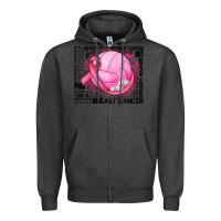 Charcoal Heather breast cancer volleyball Zipper Hoodie - JahusDesignShop