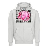 Dove Grey breast cancer volleyball Zipper Hoodie - JahusDesignShop