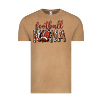 Vintage Camel football nana with leopard Vintage Tee - texasbilliewilder