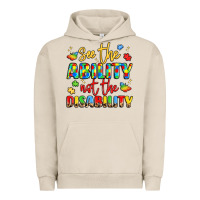 Pigment French Oak see the ability not the disability Urban Hoodie - LillyAllenDesigns