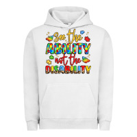 Pigment Lunar Rock see the ability not the disability Urban Hoodie - LillyAllenDesigns