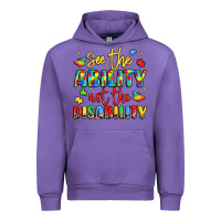 Tulip see the ability not the disability Urban Hoodie - LillyAllenDesigns