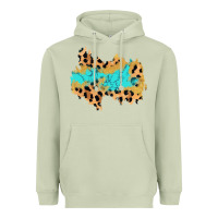 Matcha glitter leopard turquoise patch Heavyweight Hoodie - AdoDesignShop