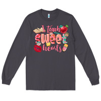 Smoke i teach sweet hearts valentine's day teacher Long Sleeve Tee - FaDigitalArtStudio