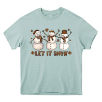 Arona Let It Snow Snowmen Heavy Core Tee - LillyAllenDesigns