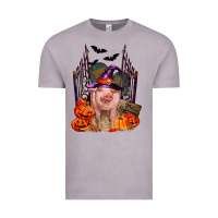 Pig Halloween Vintage Tee | Teevron