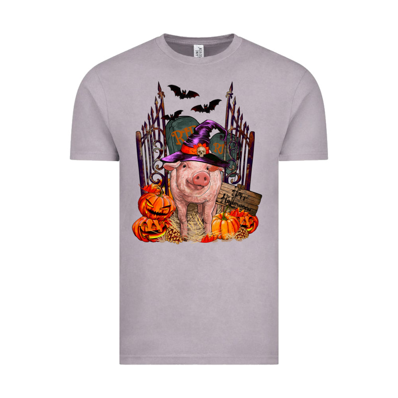 Pig Halloween Vintage Tee by RanaPortraitStore | Teevron