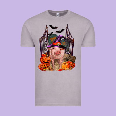 Vintage Tee Pig halloween