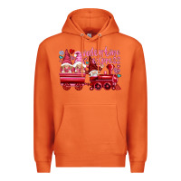 Carrot valentines express with gnomies Premium Hoodie - NancyCooperArtShop