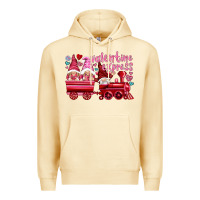 Pina Colada valentines express with gnomies Premium Hoodie - NancyCooperArtShop