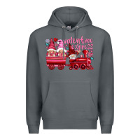 Rock valentines express with gnomies Premium Hoodie - NancyCooperArtShop