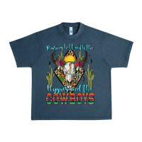 Midnight Navy raising hell with the hippies and the cowboys Urban Heavy Tee - Zillion Design Studio