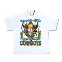 White raising hell with the hippies and the cowboys Urban Heavy Tee - Zillion Design Studio