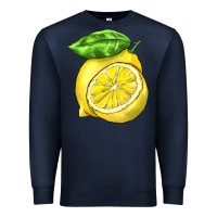 Navy lemon Premium Sweatshirt - BarkalooDesign