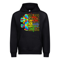Black always unique totally intelligent sometimes myster Urban Hoodie - LillyAllenDesigns