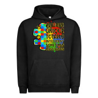 Pigment Black always unique totally intelligent sometimes myster Urban Hoodie - LillyAllenDesigns