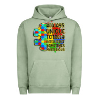 Pigment Oil Green always unique totally intelligent sometimes myster Urban Hoodie - LillyAllenDesigns