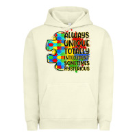 Pigment Pistachio always unique totally intelligent sometimes myster Urban Hoodie - LillyAllenDesigns
