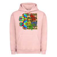 Pigment Salmon always unique totally intelligent sometimes myster Urban Hoodie - LillyAllenDesigns