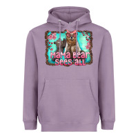 Lavender mama bear sees all Heavyweight Hoodie - Artiststas