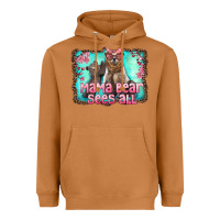 Meerkat mama bear sees all Heavyweight Hoodie - Artiststas