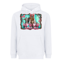 White mama bear sees all Heavyweight Hoodie - Artiststas