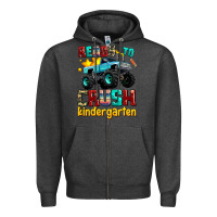 Charcoal Heather ready to school crush kindergarten Zipper Hoodie - AdoDesignShop