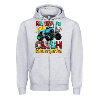 Heather Grey ready to school crush kindergarten Zipper Hoodie - AdoDesignShop