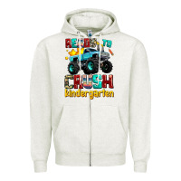 Oatmeal Heather ready to school crush kindergarten Zipper Hoodie - AdoDesignShop
