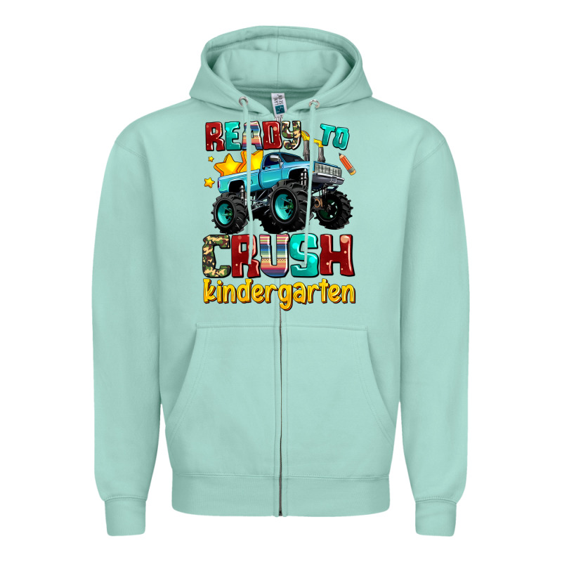 Ready To School Crush Kindergarten Zipper Hoodie by AdoDesignShop | Teevron