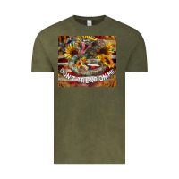 Vintage Olive rattle snake don't tread on me tumbler Vintage Tee - BarkalooDesign