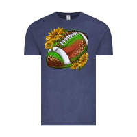 Vintage Denim footballwithsunflowers Vintage Tee - texasbilliewilder