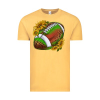 Vintage Mustard footballwithsunflowers Vintage Tee - texasbilliewilder