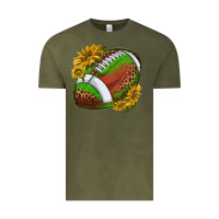 Vintage Olive footballwithsunflowers Vintage Tee - texasbilliewilder