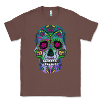 Chestnut sugar skull Classic Tee - FaDigitalArtStudio