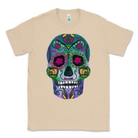 Mushroom sugar skull Classic Tee - FaDigitalArtStudio