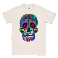 Natural sugar skull Classic Tee - FaDigitalArtStudio