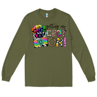 Army Green getting my cray on Long Sleeve Tee - CowhideDigitalArt