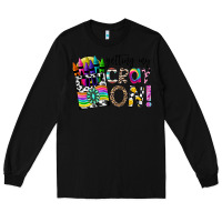 Black getting my cray on Long Sleeve Tee - CowhideDigitalArt