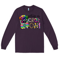 Plum getting my cray on Long Sleeve Tee - CowhideDigitalArt