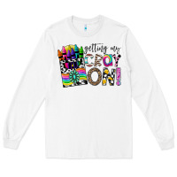 White getting my cray on Long Sleeve Tee - CowhideDigitalArt