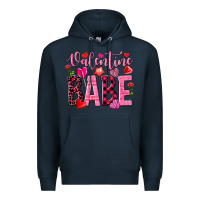 Navy valentine babe Premium Hoodie - NancyCooperArtShop