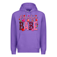 Purple valentine babe Premium Hoodie - NancyCooperArtShop