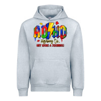 Heather Grey adhd awareness Urban Hoodie - LillyAllenDesigns