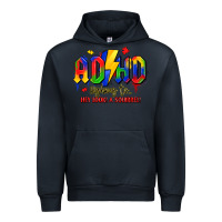 Navy adhd awareness Urban Hoodie - LillyAllenDesigns