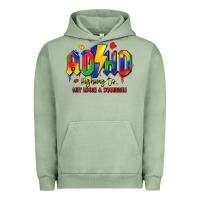 Pigment Oil Green adhd awareness Urban Hoodie - LillyAllenDesigns