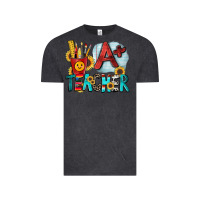 Vintage Black a  teacher Vintage Tee - Zillion Design Studio