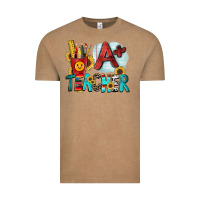 Vintage Coffee a  teacher Vintage Tee - Zillion Design Studio