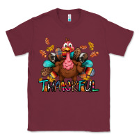 Burgundy Thankful Classic Tee - BundleAndBundleShop